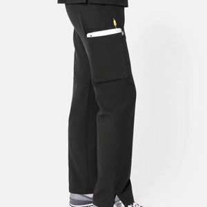 FIGS Kade Cargo Scrub Pants in BLACK